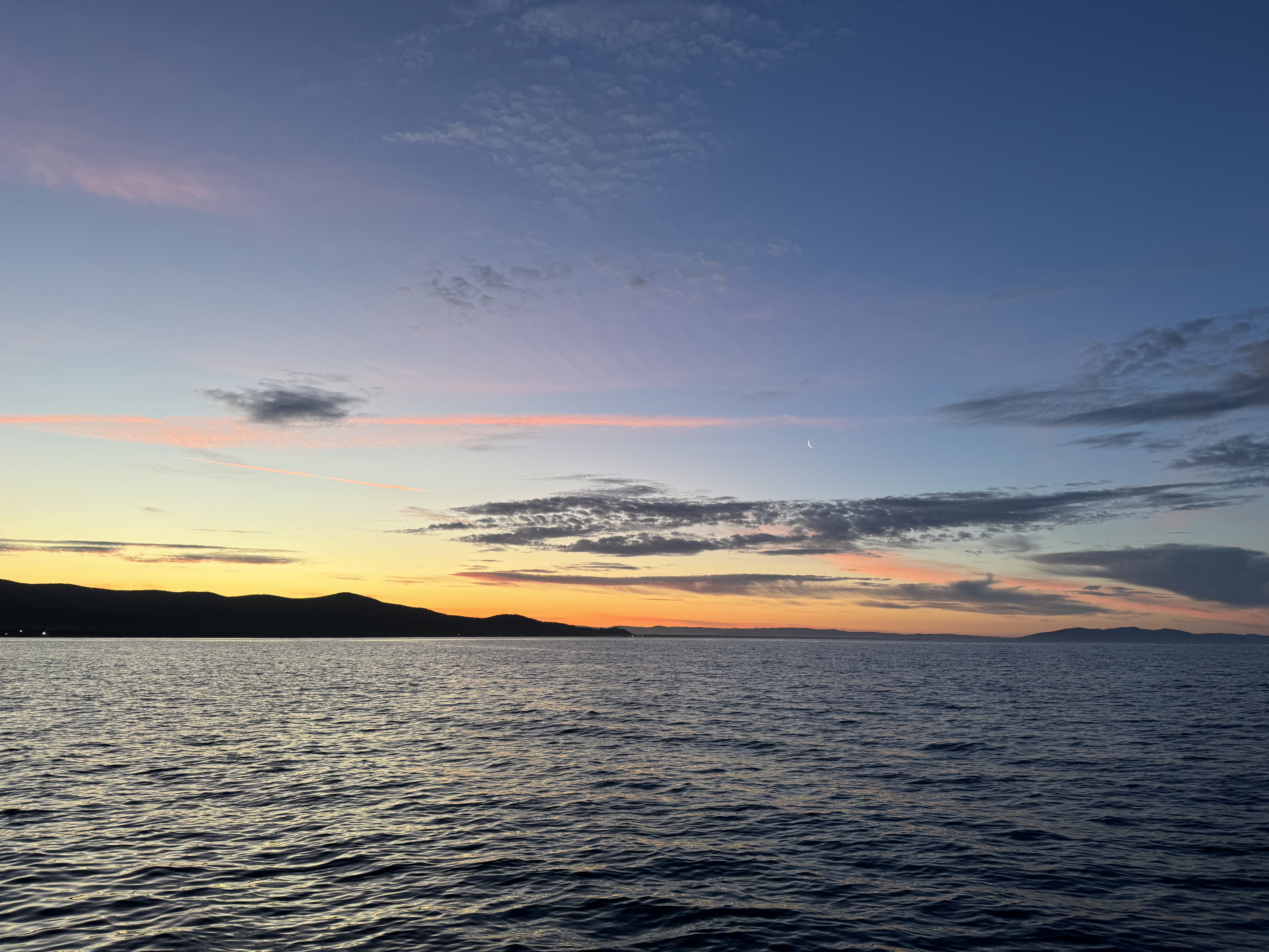 Tramonto sulla costa